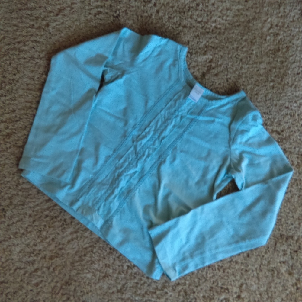 Garnet Hill blue cotton shirt